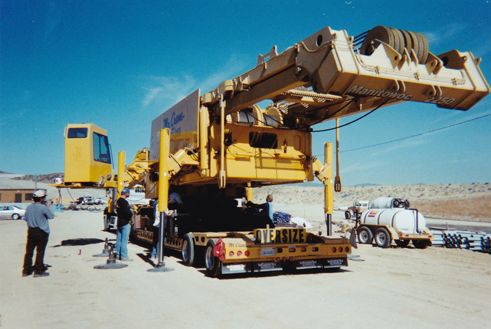 mining roadwork and earthmoving equipment transport